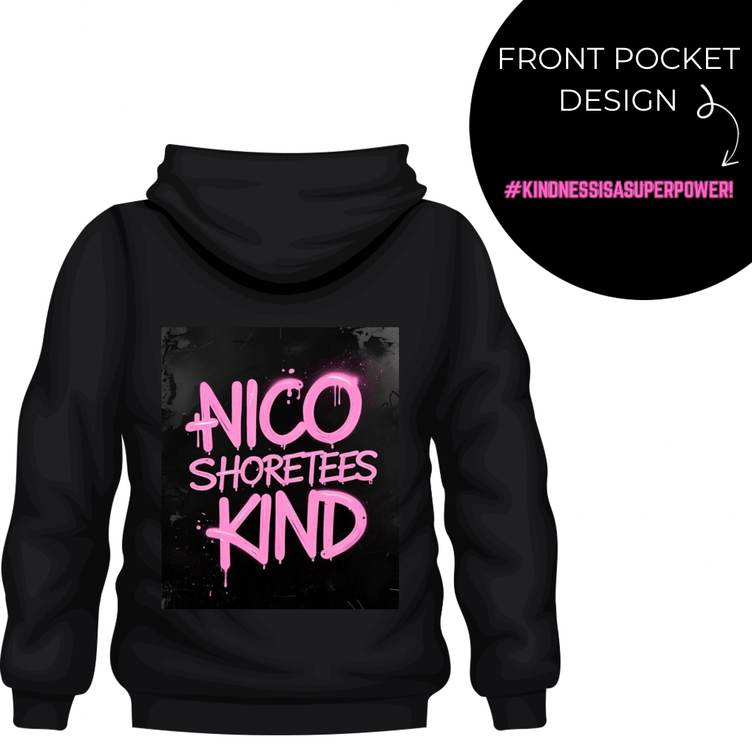 NICO ShoreTees KIND Neon Pink Graffiti Zip Up