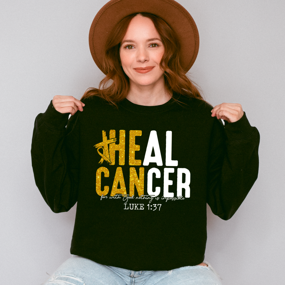 Gold sparkle Heal cancer