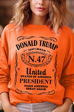 Donald Trump USA President 47 Maga Sweatshirts