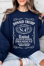 Donald Trump USA President 47 Maga Sweatshirts