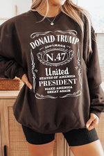 Donald Trump USA President 47 Maga Sweatshirts