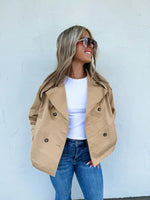 PREORDER: Rossi Crop Trench Coat in Four Colors