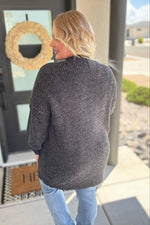 PREORDER: Contrast Trim Knit Cardigan in Four Colors