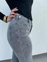 PREORDER: Grey Clover Front Pocket Jeans