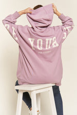 BE YOUR SELF SWEATSHIRT in Lavender or Ash