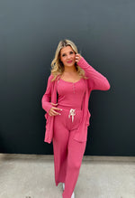 PREORDER: Soft Landing Romper and Cardigan Set in Five Colors