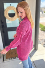 PREORDER: Contrast Trim Knit Cardigan in Four Colors