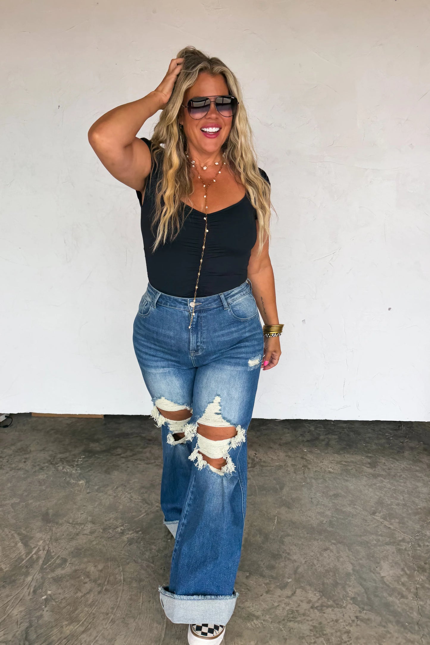 The "OG" Distressed Dame Jeans - PREORDER