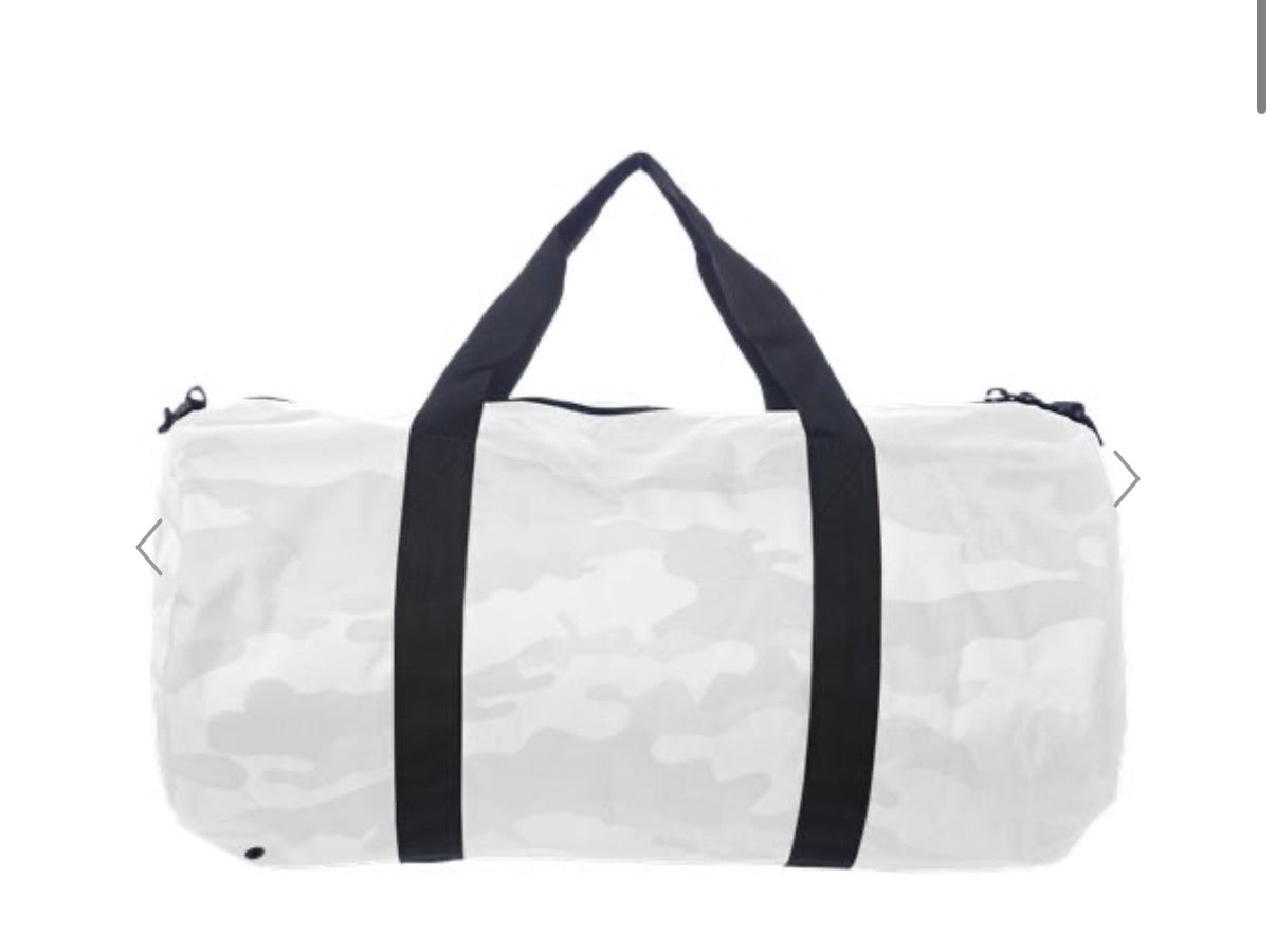 Personalized duffel bag