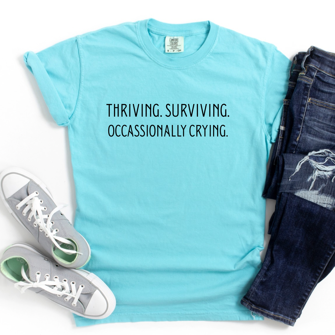 Thriving surviving occassionally crying