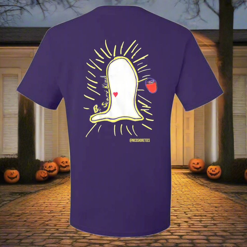 👻🎃 "BE SCARY KIND" Tee by Nico Shore Tees 👻🎃