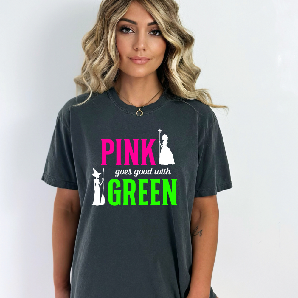 Pink goes good with green