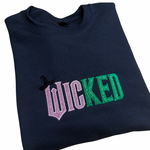 Wicked movie embrodiery and glitter