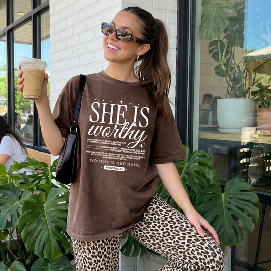 She is worthy