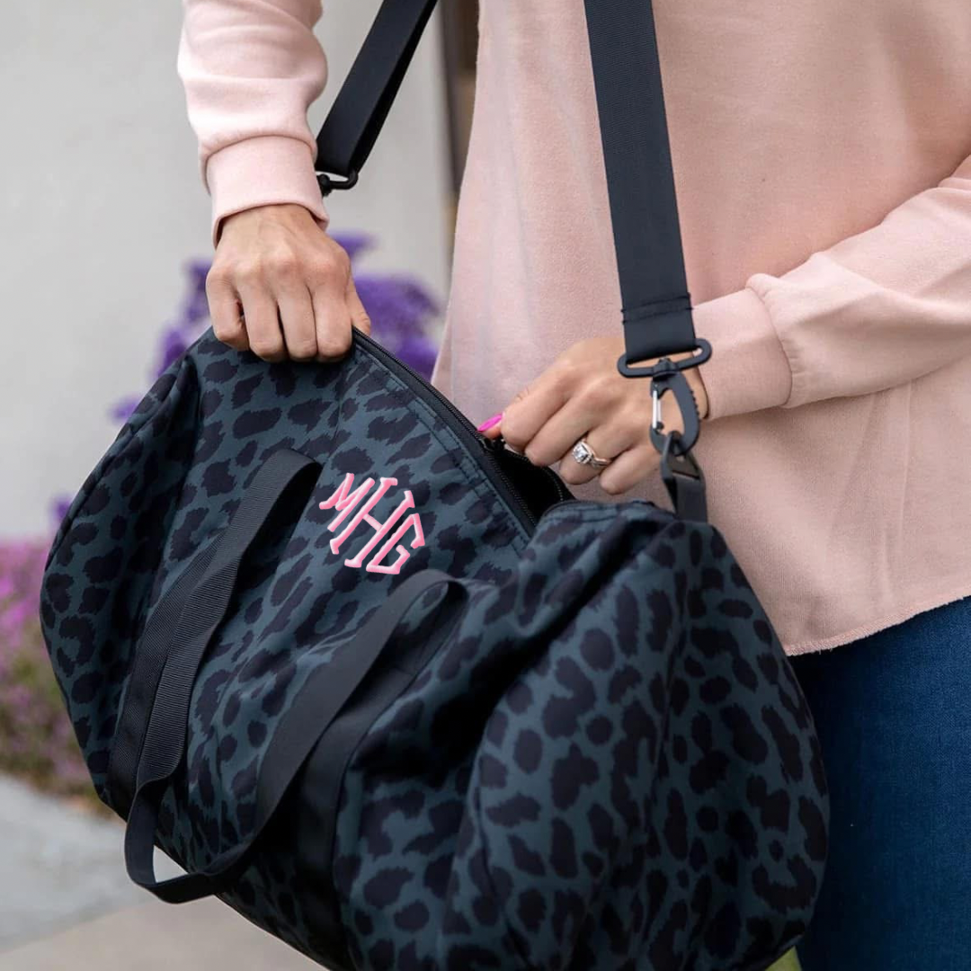 Personalized duffel bag
