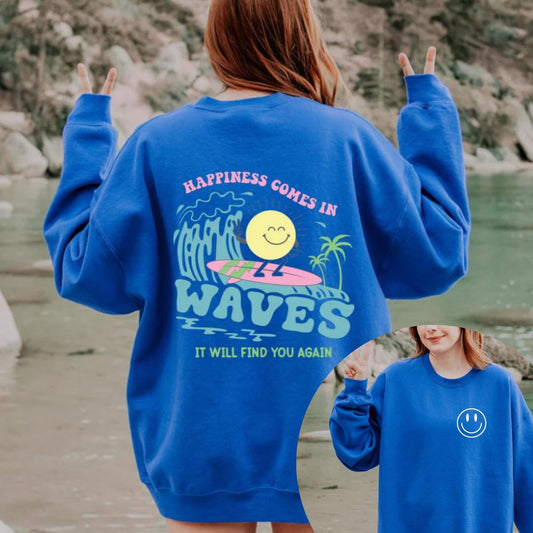 Happiness comes in waves