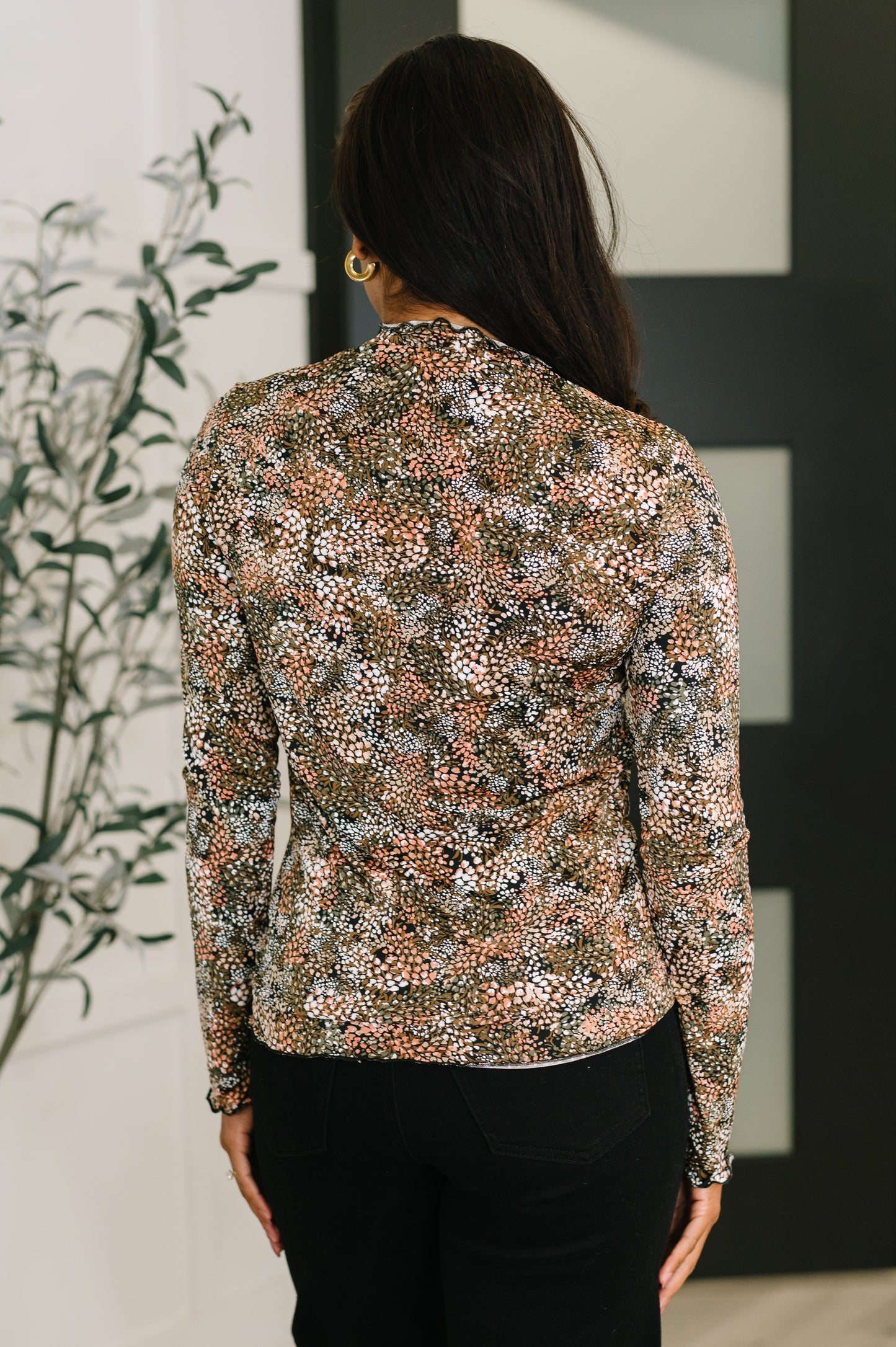 Loud and Proud Long Sleeve Lettuce Hem Top