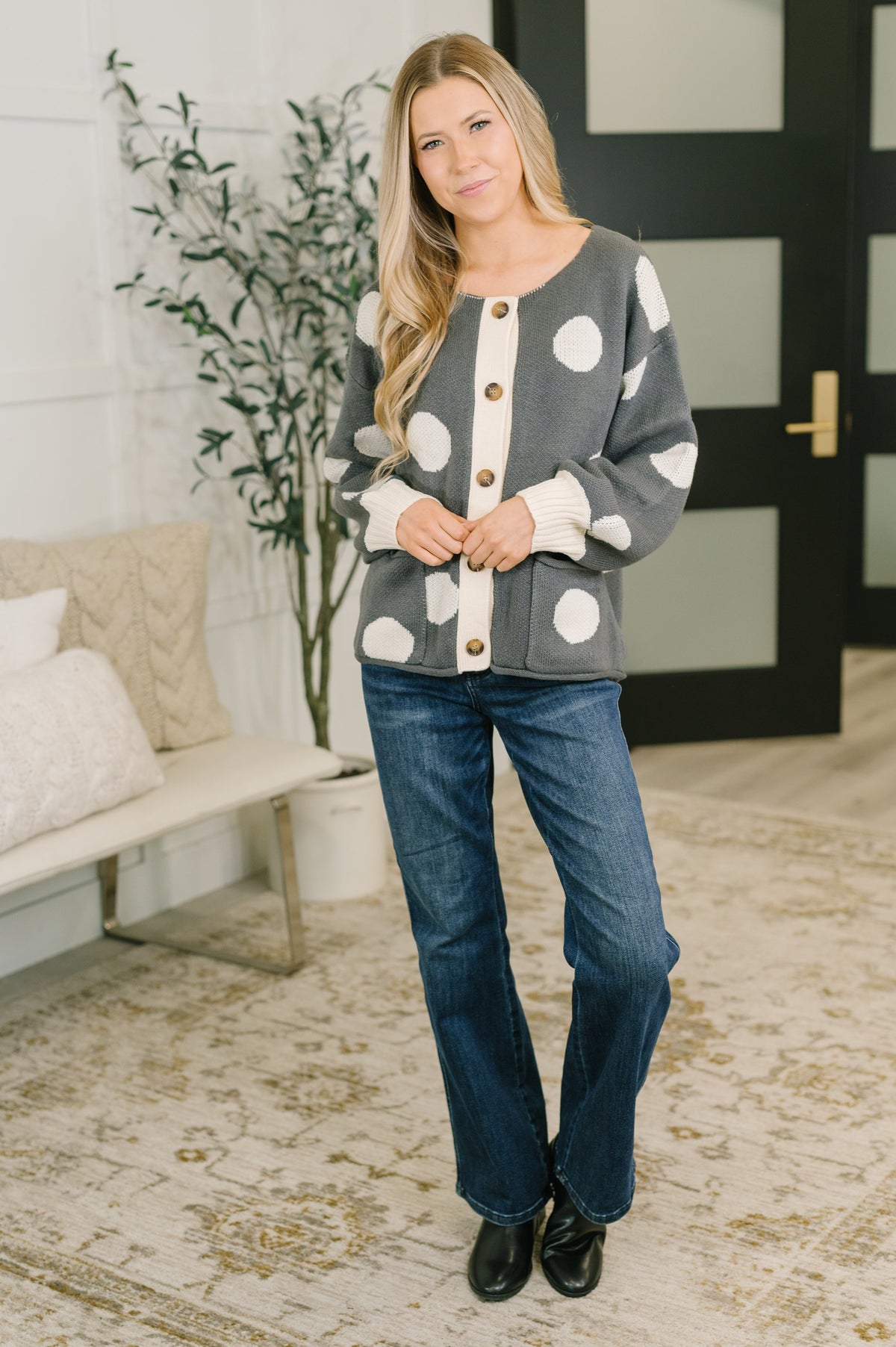 More Myself Button Down Cardigan