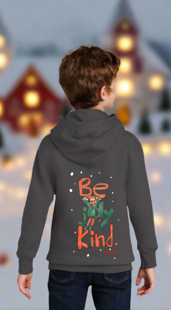 "BE JOLLY KIND" Holiday Hoodie By NICO SHORE TEES