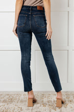 Tessa High Rise Control Top Step Hem Skinny Jeans