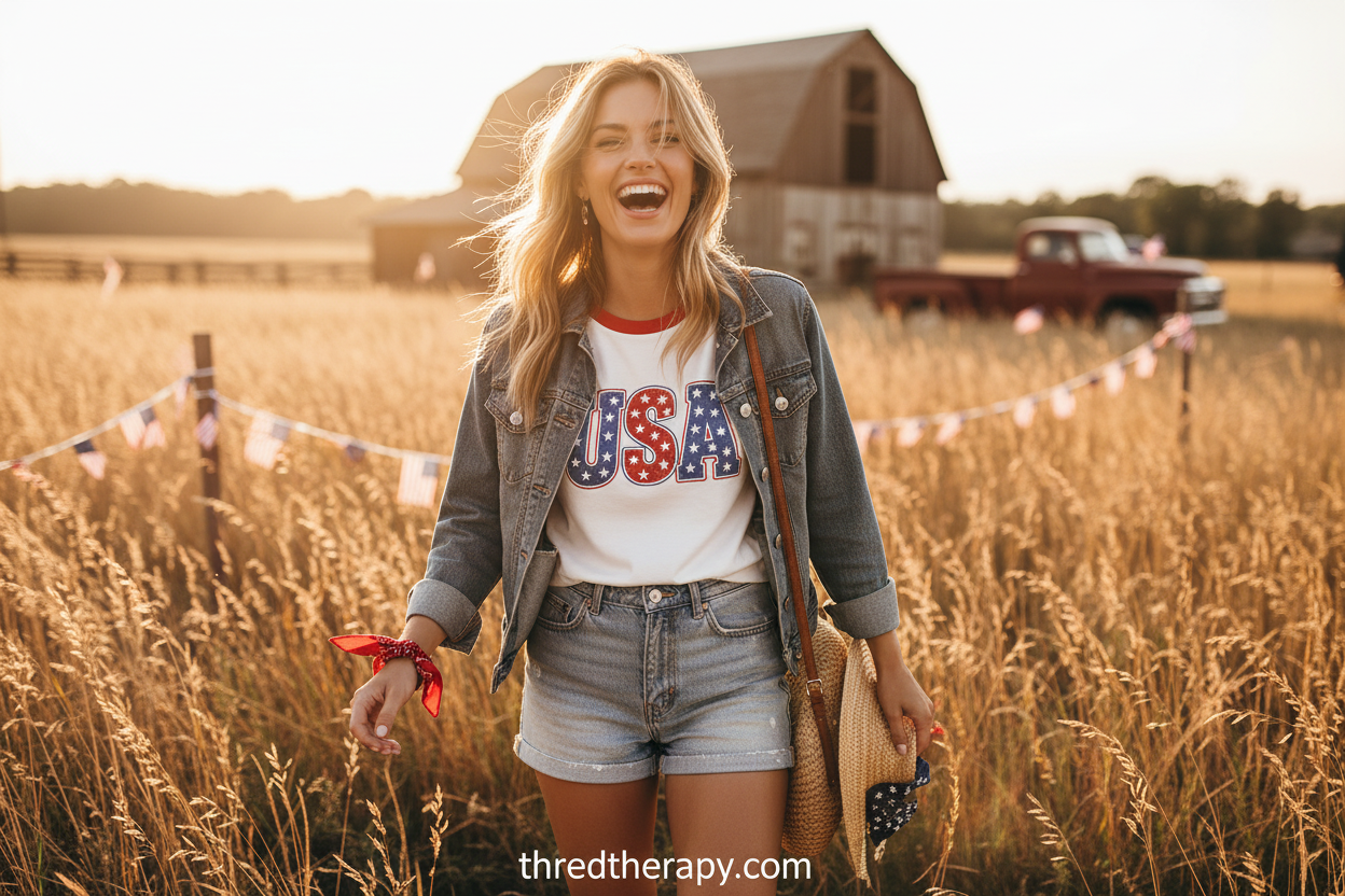 USA Ringer Tee Slide