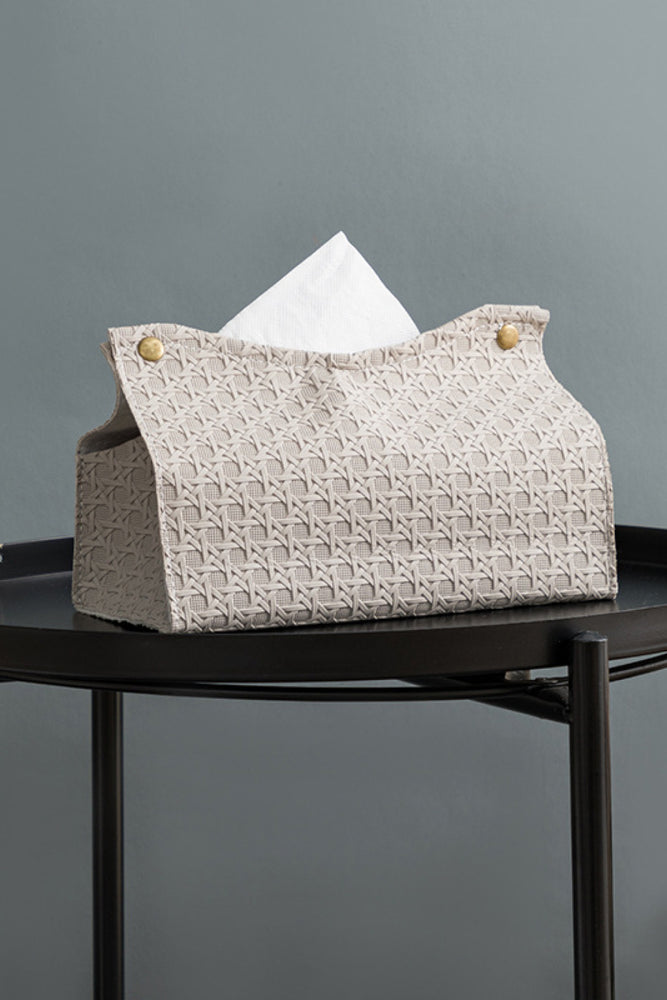 2-Pack Woven Tissue Box Covers