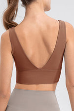 Scoop Neck Wide Strap Active Tank