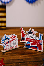 Independence Day Plywood Decor Ornament