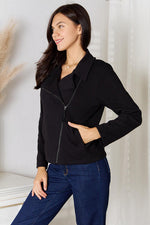 Culture Code Full Size Zip-Up Jacket with Pockets