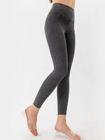 Wide Waistband Cropped Active Leggings