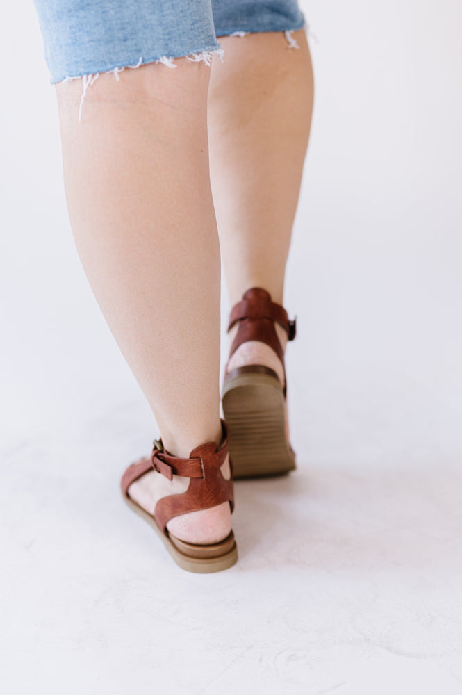 Steffy Sandals By Very G - Rust