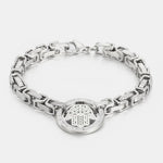 Stainless Steel Zircon Chain Bracelet