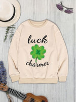 LUCK CHARMER Round Neck Sweatshirt