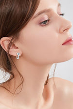 2 Carat Moissanite 925 Sterling Silver Earrings